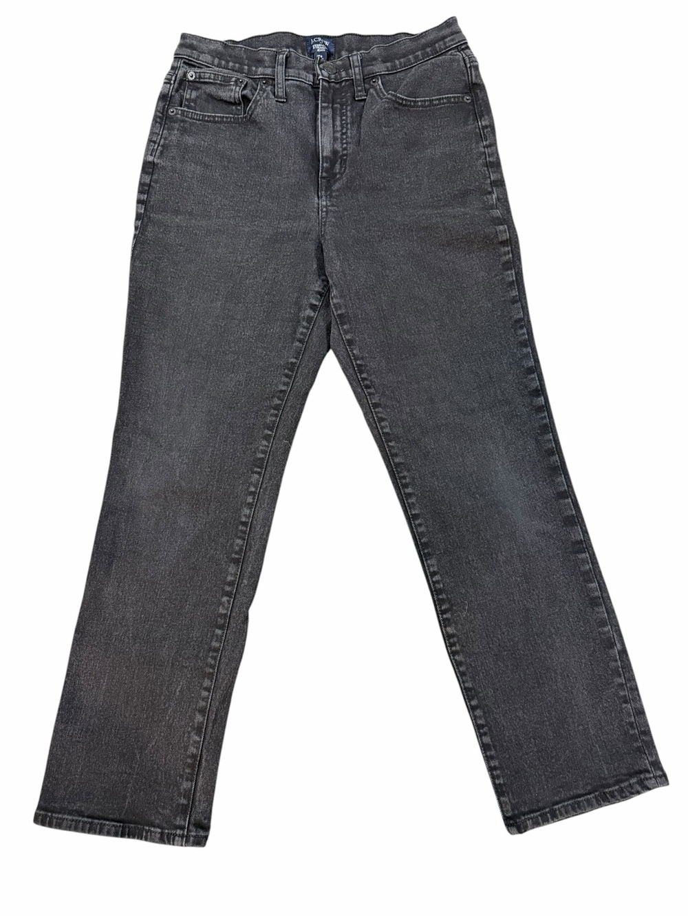J.Crew Essential Straight Black High Rise Jeans Size 28